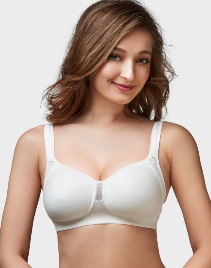 Buy Trylo Alpa Stp Moulded Non-padded Double Layered T Shirt Bra, Full  Coverage Bra - Navy Blue Online