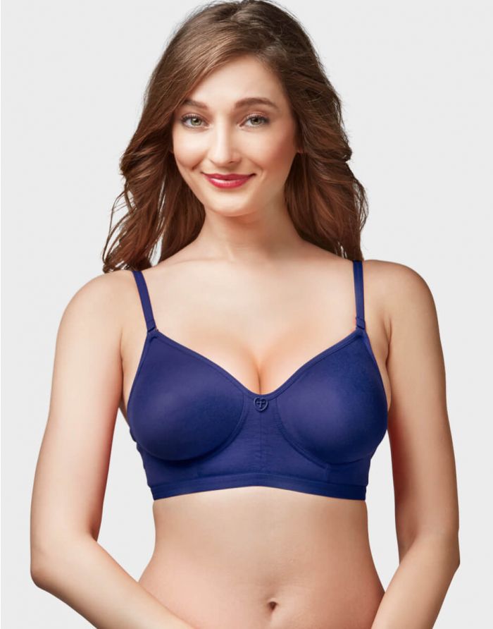 Trylo Alpa Bra, Trylo Alpa is one of the most ideal bras for routines. Its  cushioned stripes ensure no irritation while its seamless design ensures no  embarrassment.