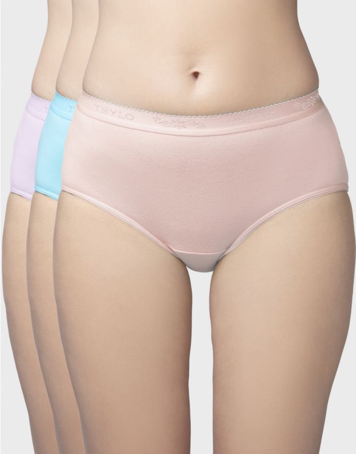 YOGALULU Womens Panties Pack Cotton Womens Panties Plus Size Nylon