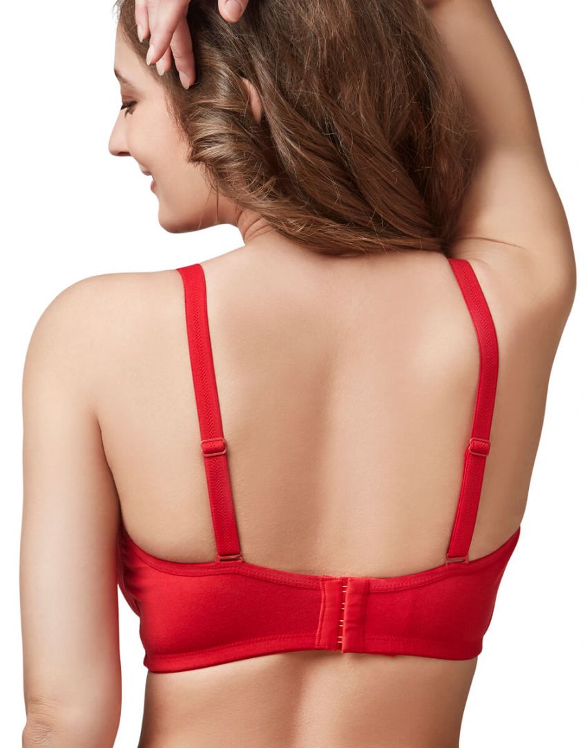RIZA by TRYLO - Knock Knock? Can this fit in your list of comfortable Bras?  Try out this non-padded Bra, made up of 100% cotton smooth material that  will keep up your