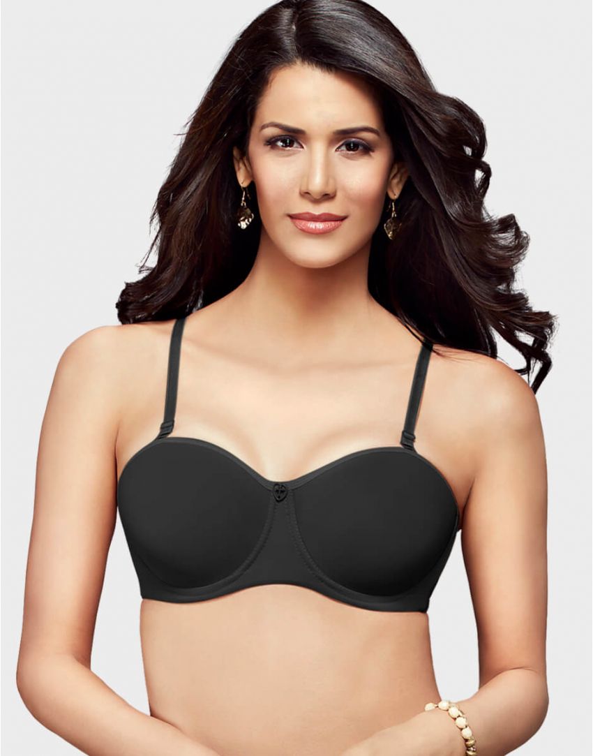 Buy Trylo-Oh-so-pretty you! Navy Non Wired Non Padded Plunge Bra