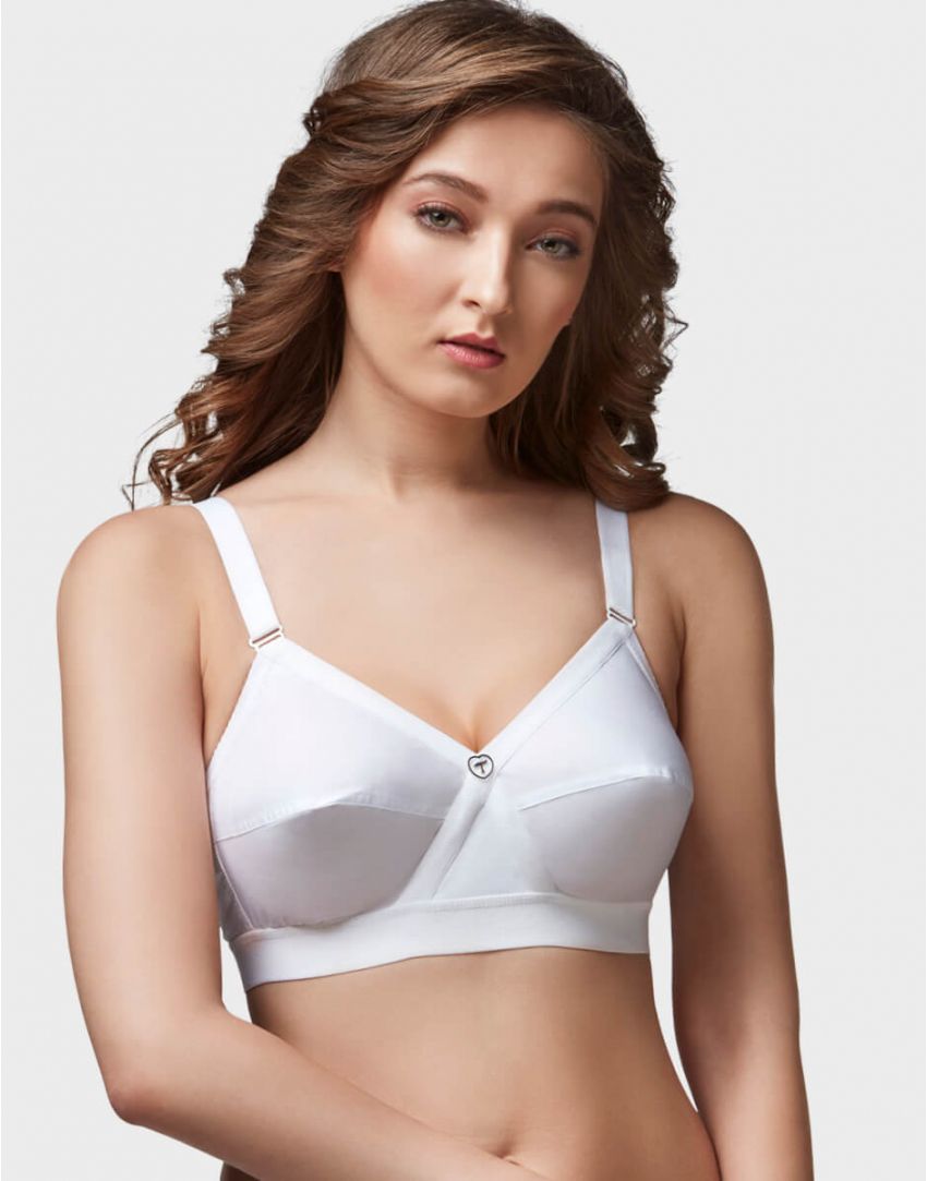 Krutika Plain is India's most popular bra for a reason. It's made of 100%  cotton, so it's super soft and comfortable. It also has a speci