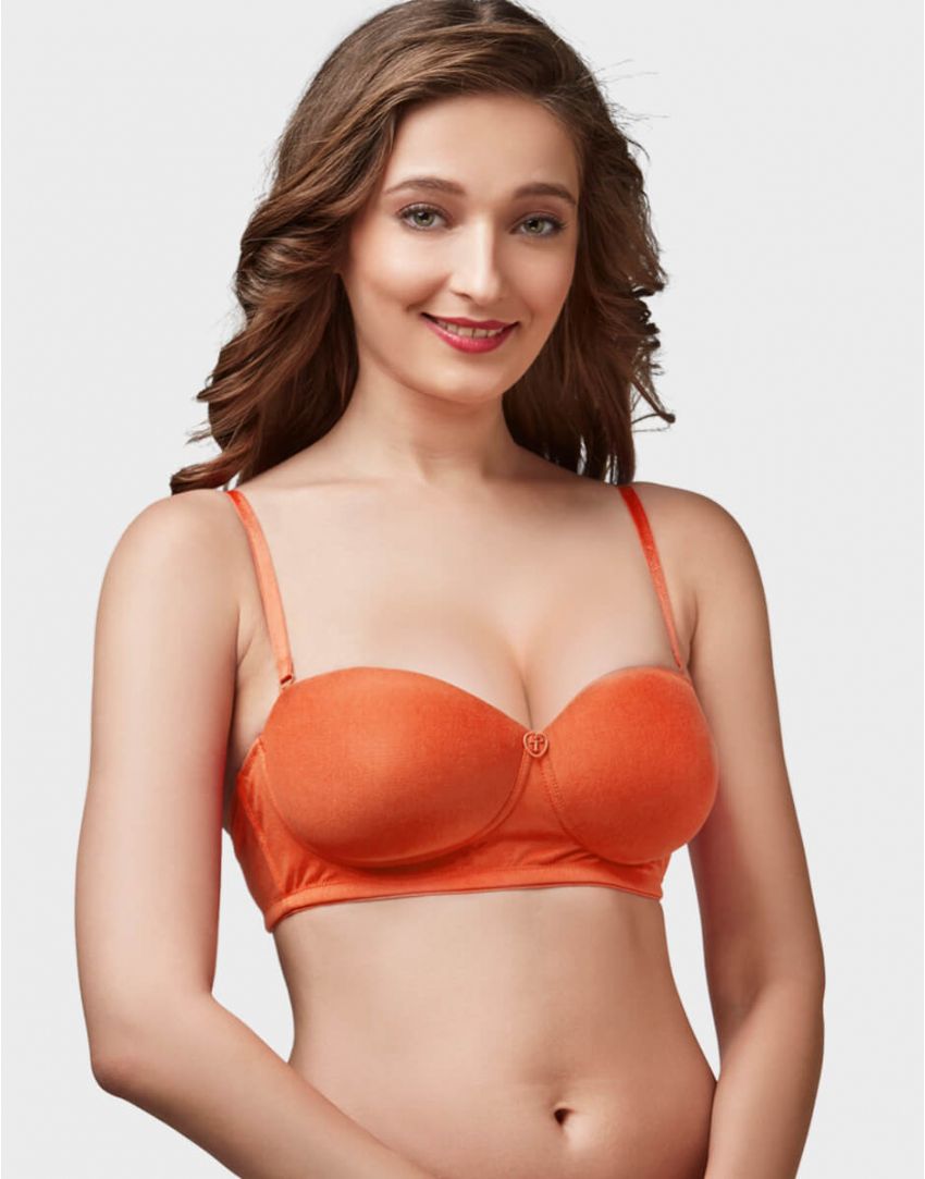 Trylo TEEN 13 CORAL - S Women Full Coverage Non Padded Bra - Buy Trylo TEEN  13 CORAL - S Women Full Coverage Non Padded Bra Online at Best Prices in  India