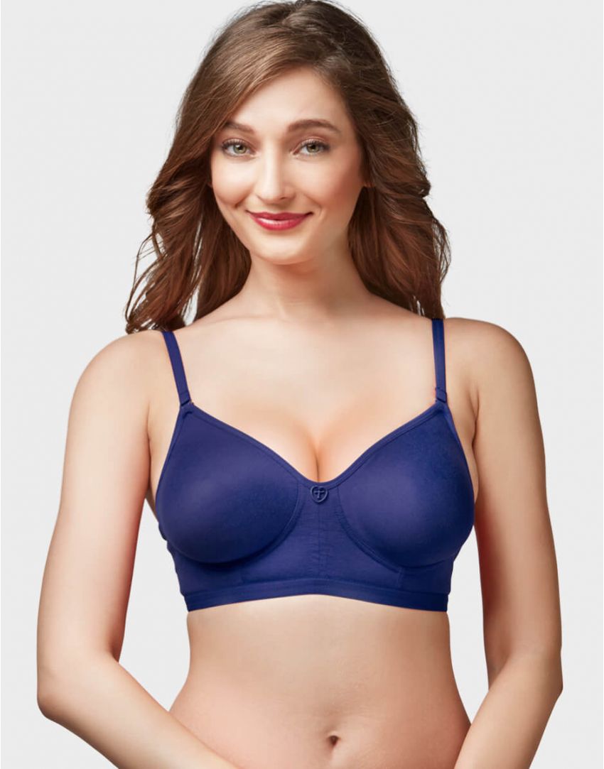 Buy Trylo ALPA Non Wired Soft Full Cup Bra - White at Rs.500 online